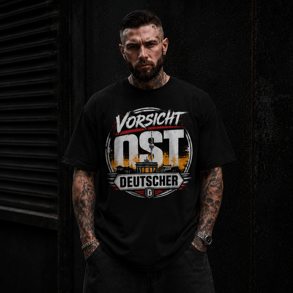 Vorsicht OST DEUTSCHER - Basic Shirt
